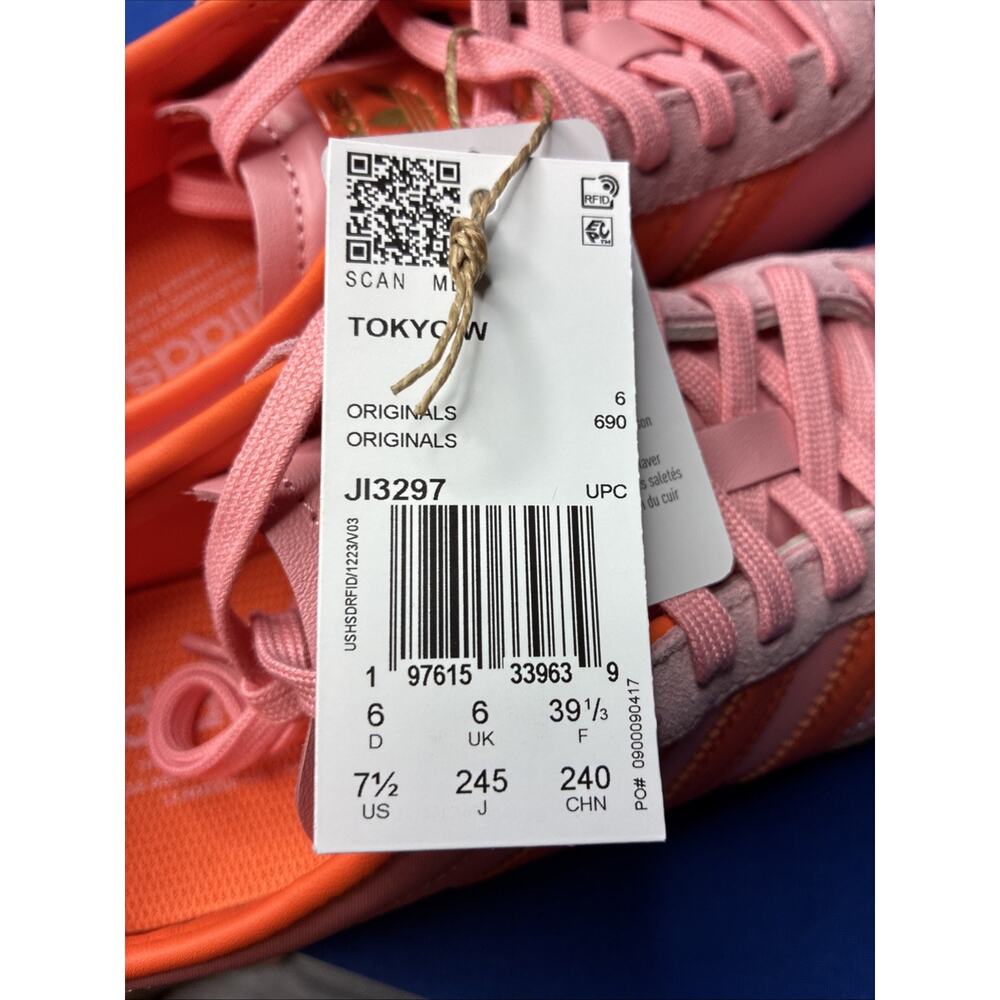 Adidas Originals Tokyo 'Semi Pink Spark Orange' Women's 7.5 JI3297 - Picture 7 of 8